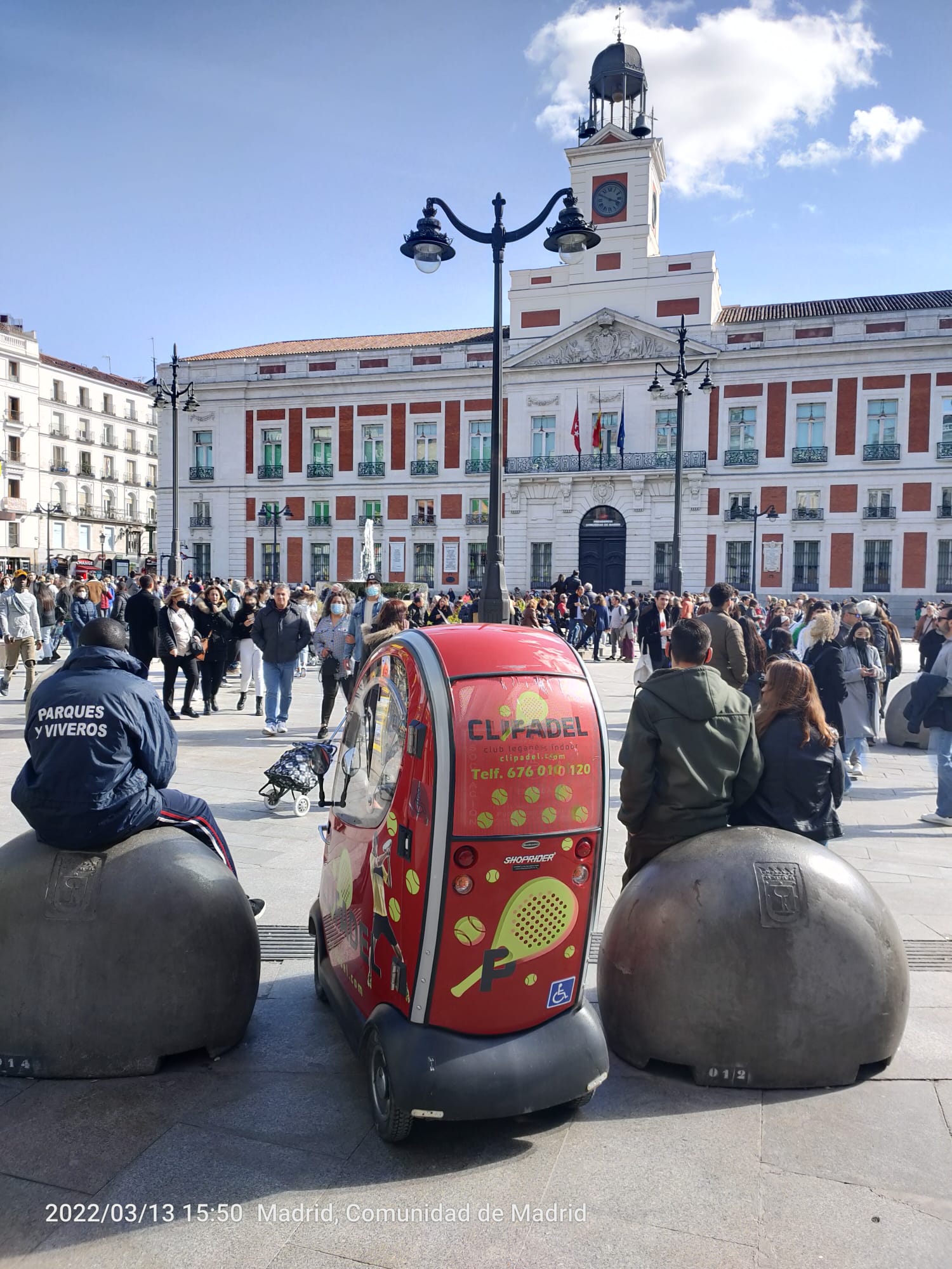 Puerta del Sol – campaña CLIPadel